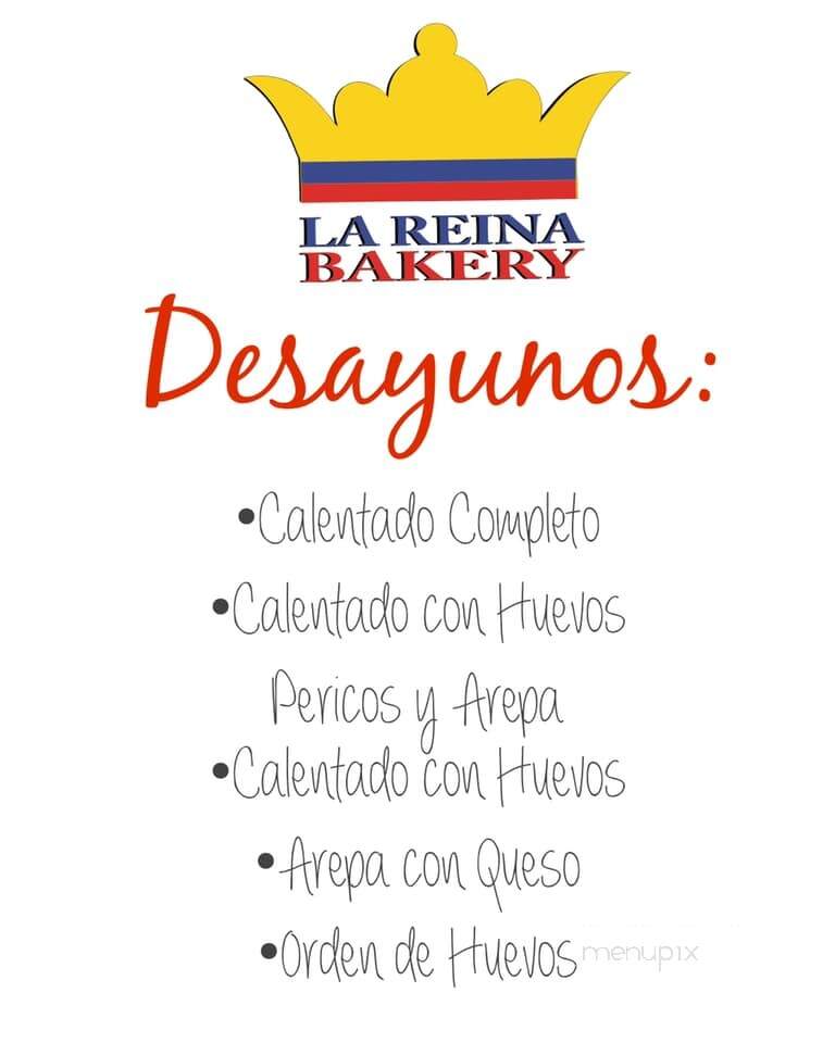 La Reina Bakery - North Plainfield, NJ menu_pic