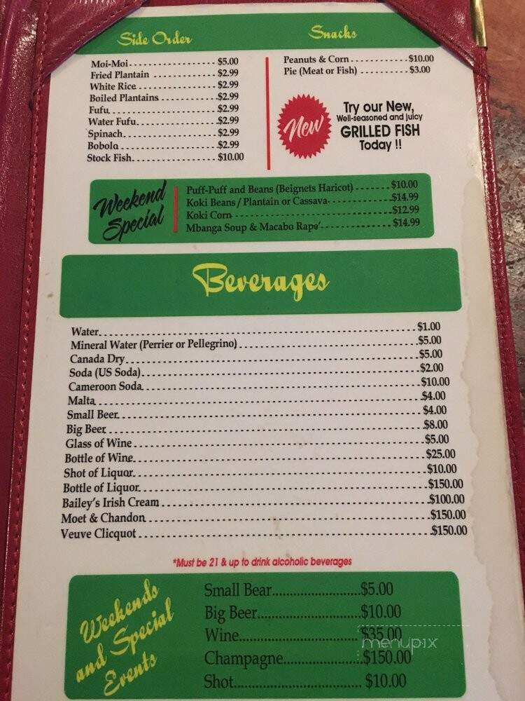Kitchen Near You-African Cuisine - Hyattsville, MD menu_pic