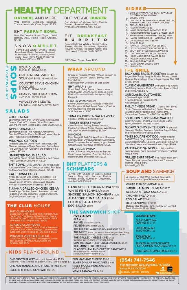 Bagel Host Too - Sunrise, FL menu_pic