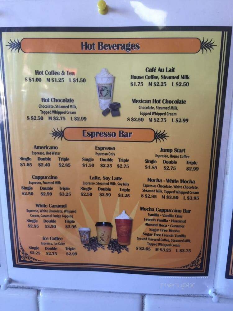 Sunshine Donuts - Salinas, CA menu_pic