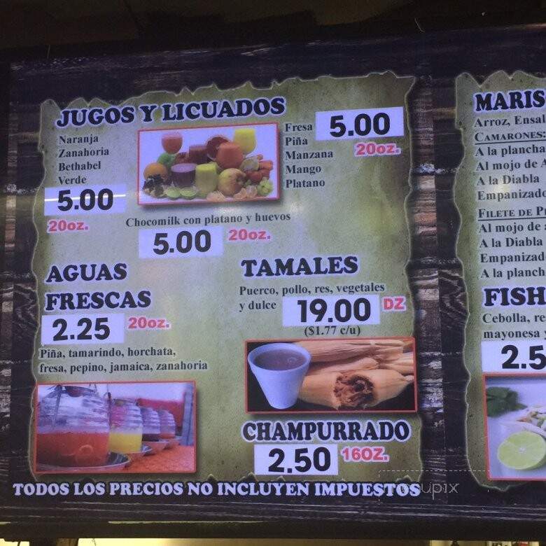 La Unica Mexican Food & Bakery - Fillmore, CA menu_pic