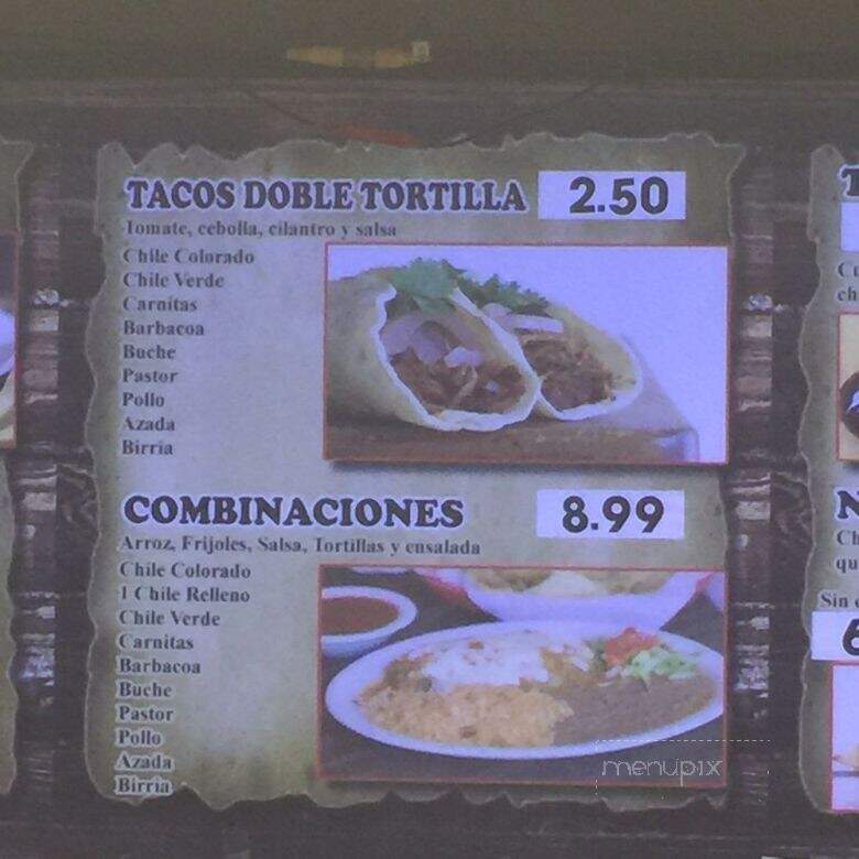 La Unica Mexican Food & Bakery - Fillmore, CA menu_pic