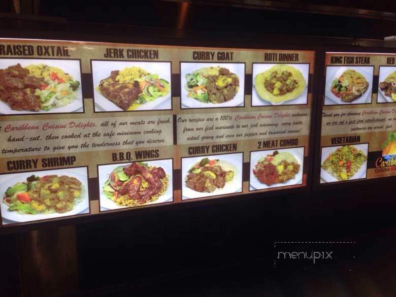 Caribbean Cuisine Delights - North York, ON menu_pic
