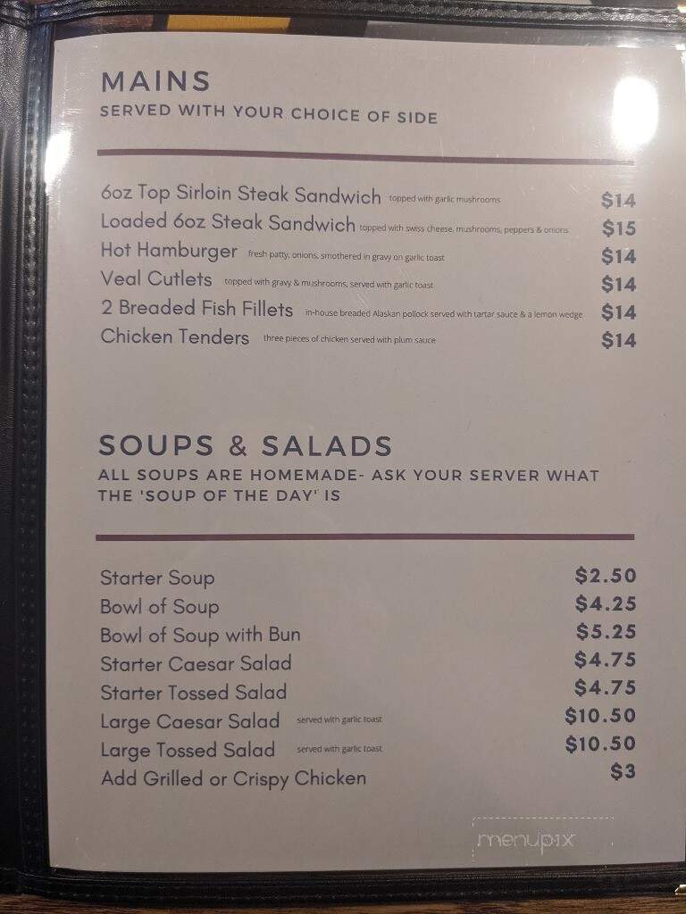 Players Pub & Eatery - Medicine Hat, AB menu_pic