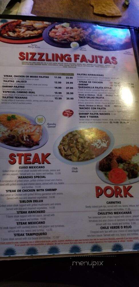 Elmolcajete Mexican Restaurant - Springfield, TN menu_pic