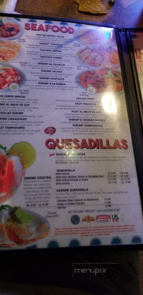 Elmolcajete Mexican Restaurant - Springfield, TN menu_pic
