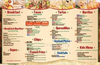 Cotijas Taco Shop - Santee, CA menu_pic