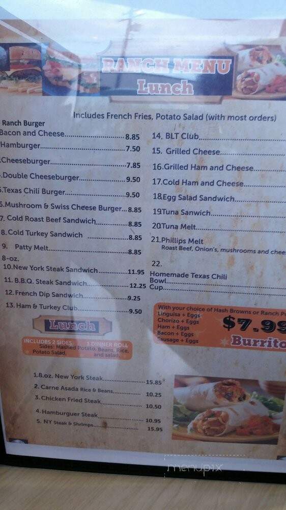 Ranch Kitchen - Woodland, CA menu_pic