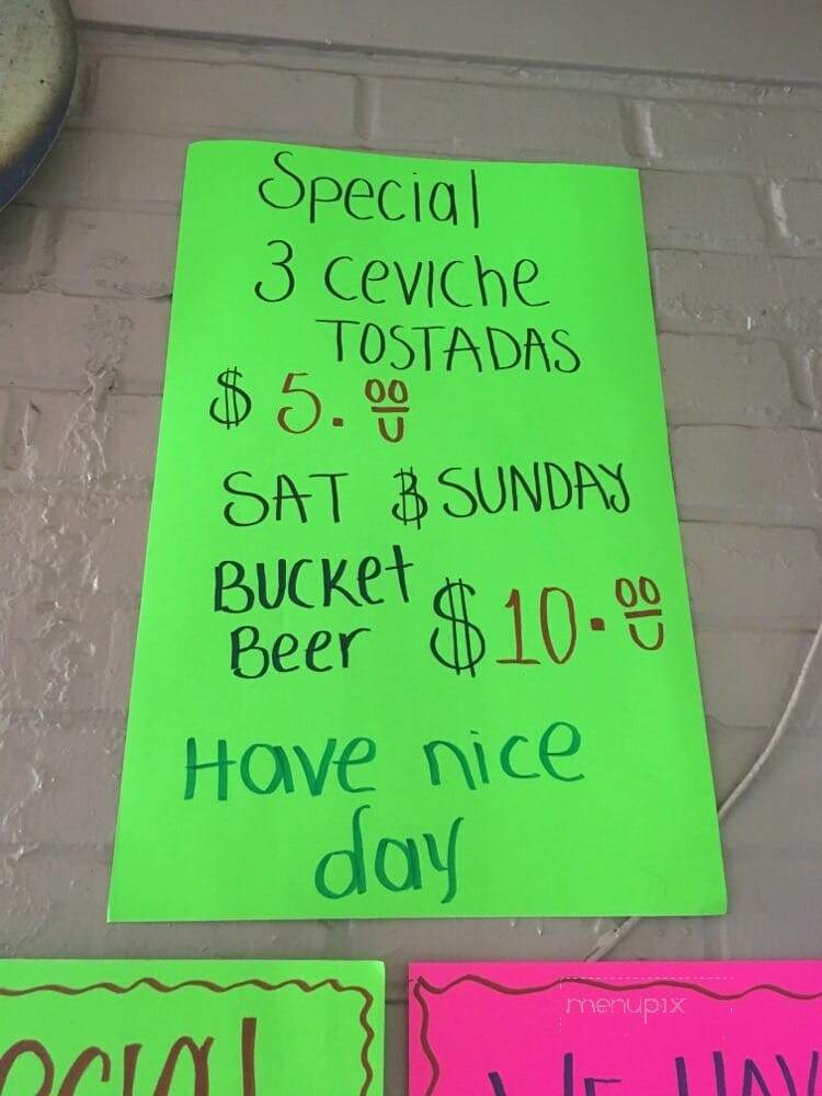 Mario's Taco Shop - Merced, CA menu_pic