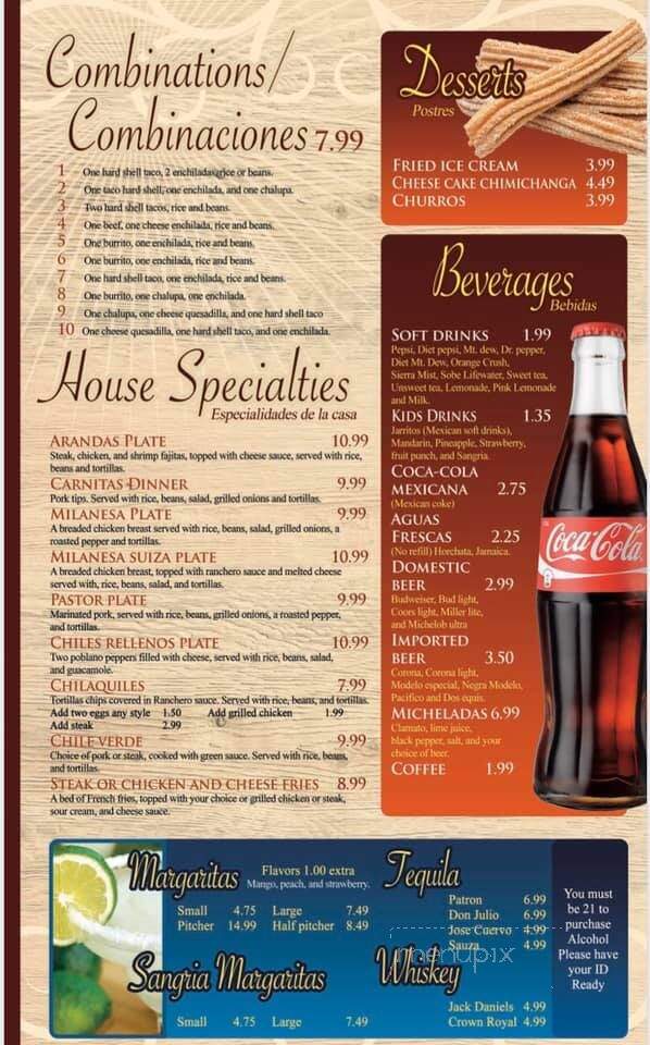Lonchera Arandas 2 - Quincy, IL menu_pic