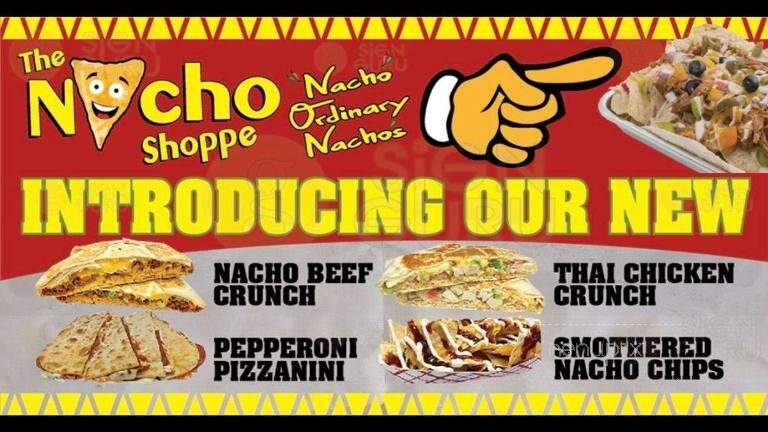 Nacho Shoppe - St. John's, NL menu_pic