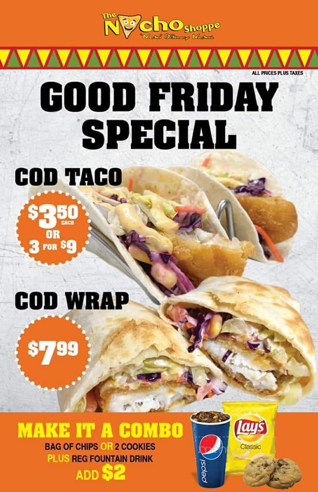 Nacho Shoppe - St. John's, NL menu_pic