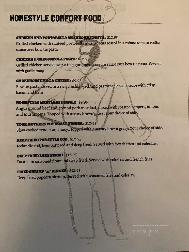 Brooklyns - Wyandotte, MI menu_pic