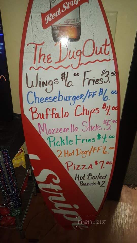 Dugout - Kinston, NC menu_pic