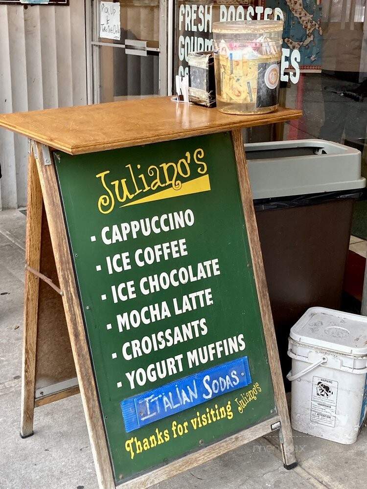 Juliano Gourmet Coffee - New York, NY menu_pic