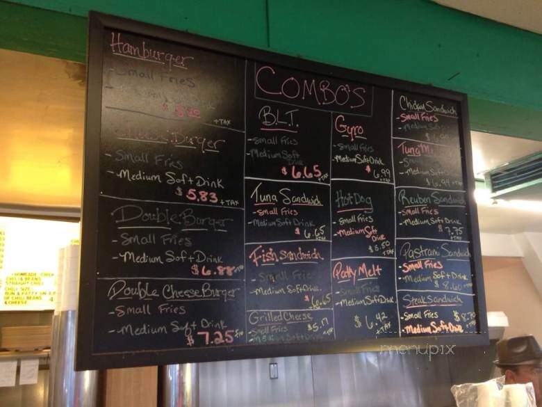 Jimmy's Burger's - North Hollywood, CA menu_pic
