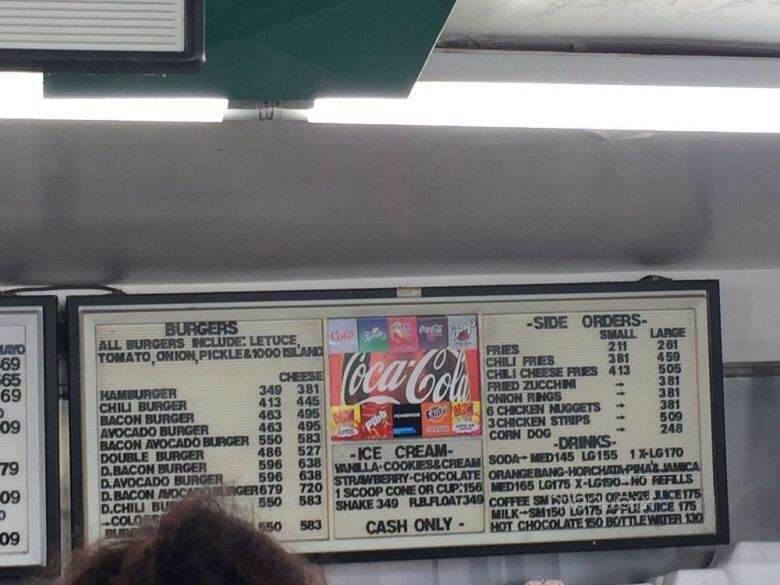 Jimmy's Burger's - North Hollywood, CA menu_pic
