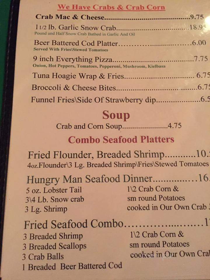 Cheers Cafe - Philadelphia, PA menu_pic