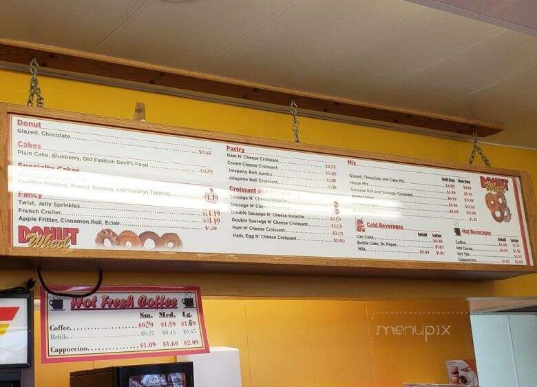 Donut Wheel - Hurst, TX menu_pic