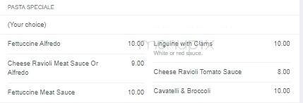 Attilio Pizzeria - Oakhurst, NJ menu_pic