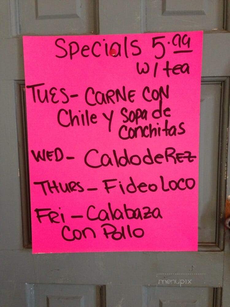 La Sorpresa Cafe - San Antonio, TX menu_pic