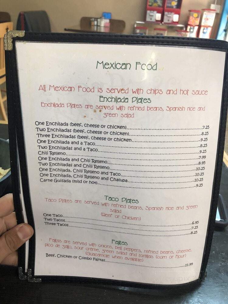 Los Arcos - Friona, TX menu_pic