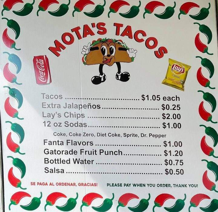 Mota's Tacos - Brownsville, TX