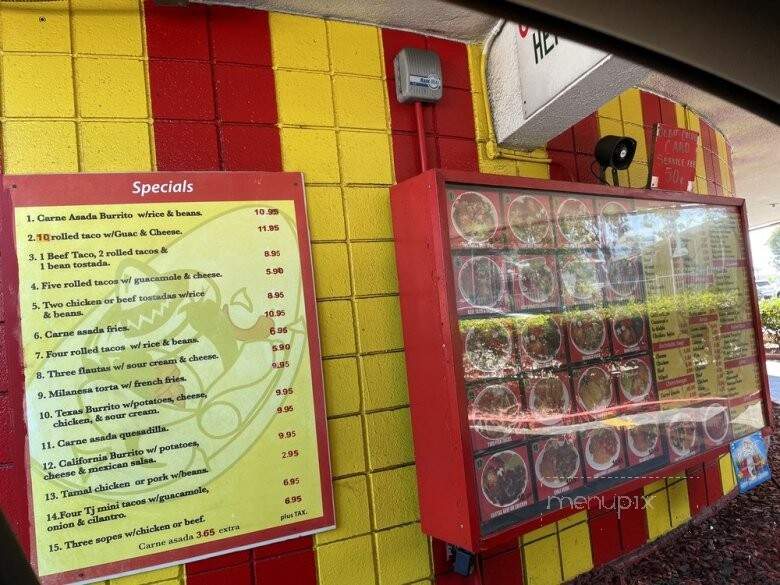 It's A Taco Shop - San Diego, CA menu_pic