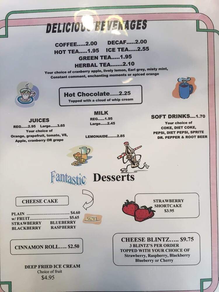 Chalet House Of Omelettes - Eureka, CA menu_pic