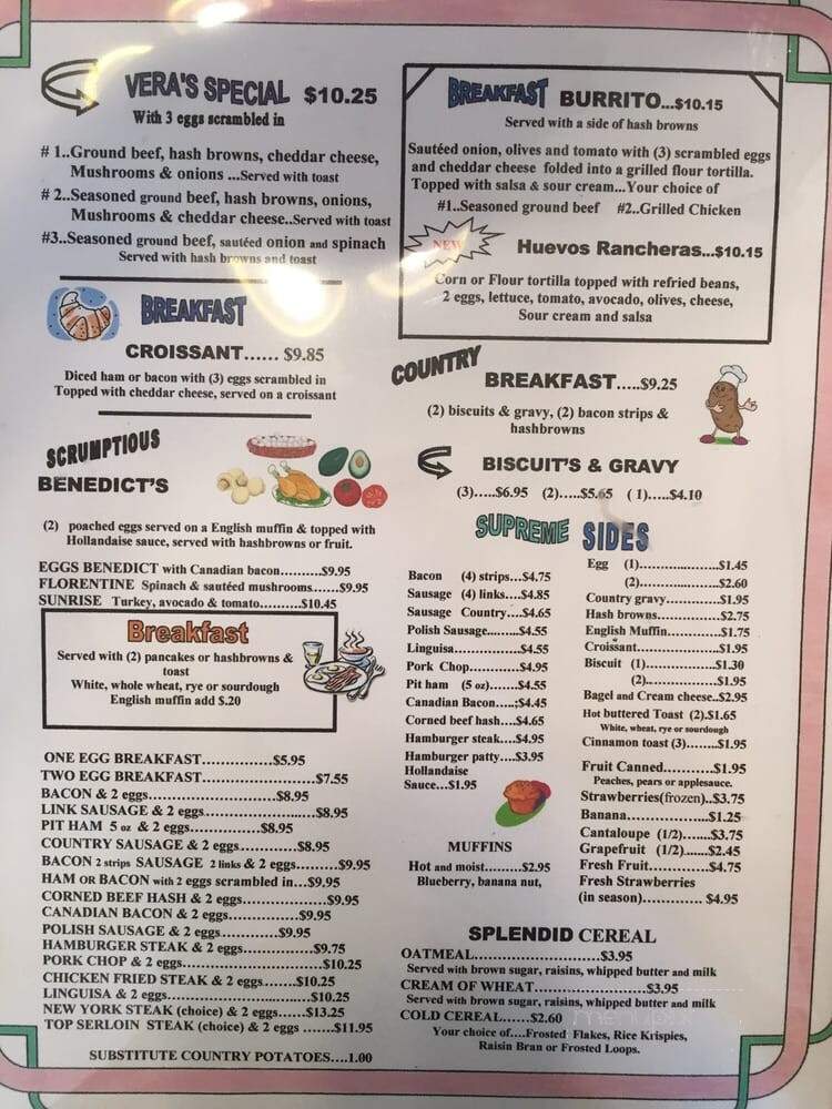 Chalet House Of Omelettes - Eureka, CA menu_pic