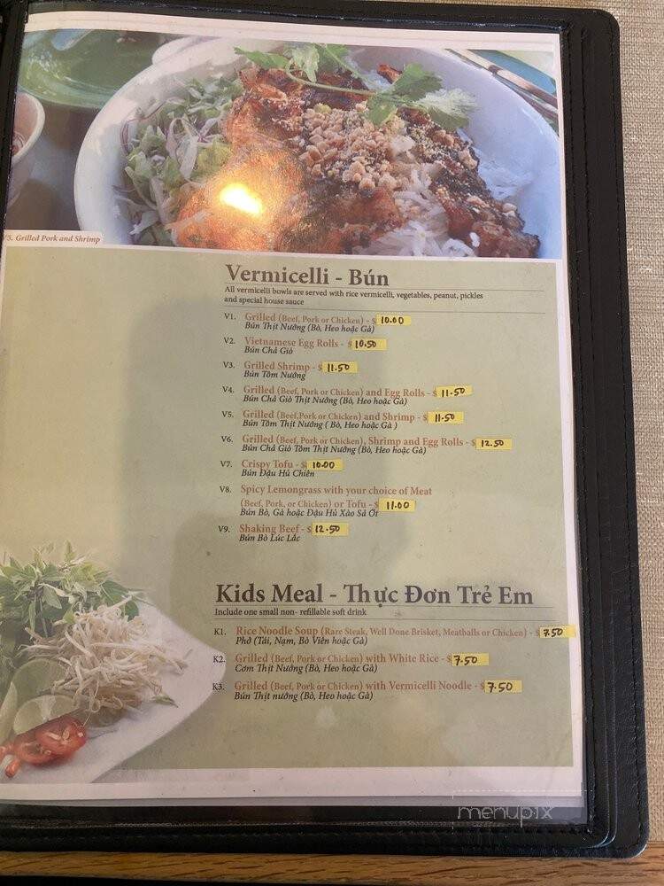 Flavor Pho - Cerritos, CA menu_pic