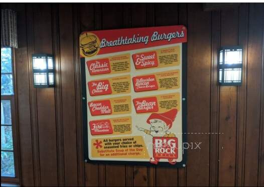 Big Rock Grill - Lookout Mountain, GA menu_pic