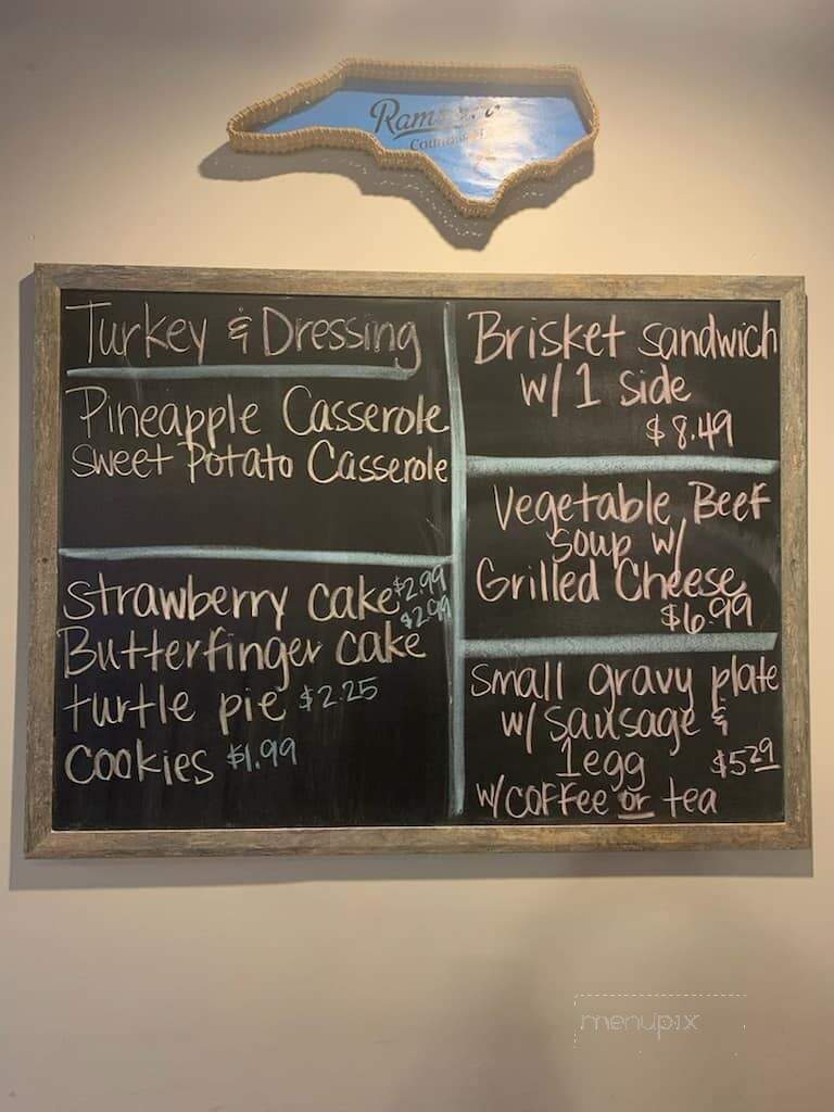Amelias Country Diner - Ramseur, NC menu_pic