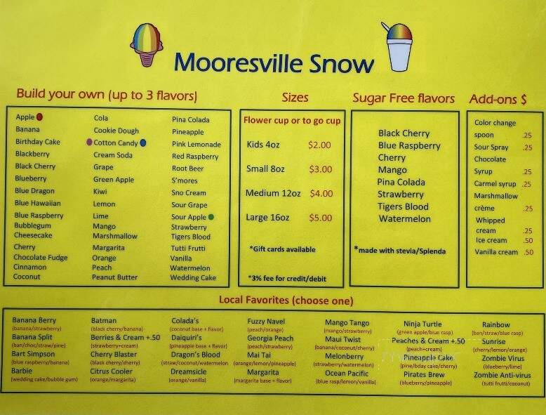 MooresvilleTropical Snow - Mooresville, IN