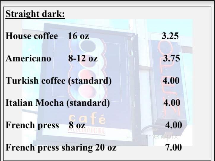 Cafe Allenatore - Marquette, MI menu_pic
