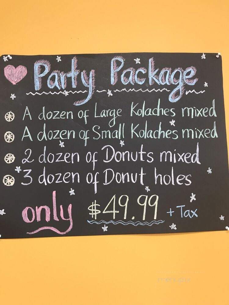 Homie Donuts - Houston, TX menu_pic