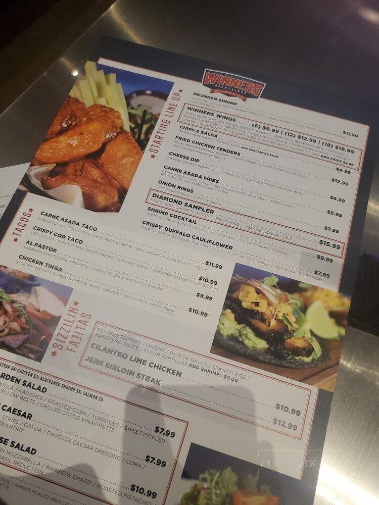 Winners Sports Bar - Glendale, AZ menu_pic