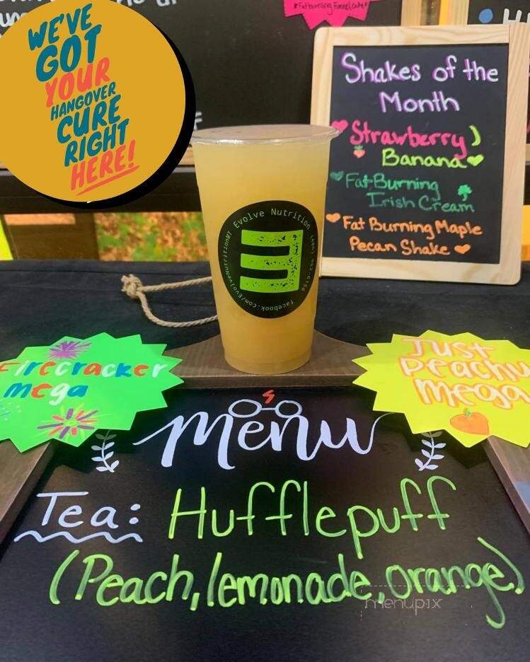 Evolve Nutrition - Helena, MT menu_pic