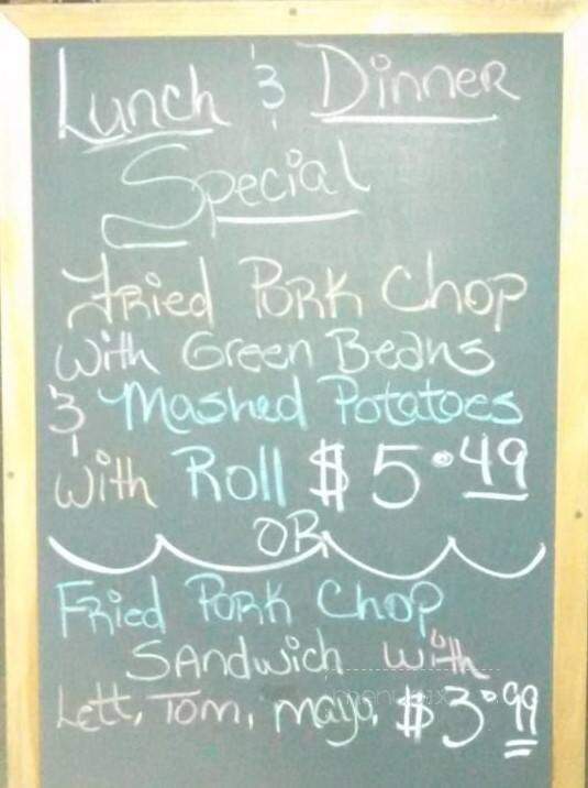 Michelle's Home Cooking Cafe - Clarksville, VA menu_pic