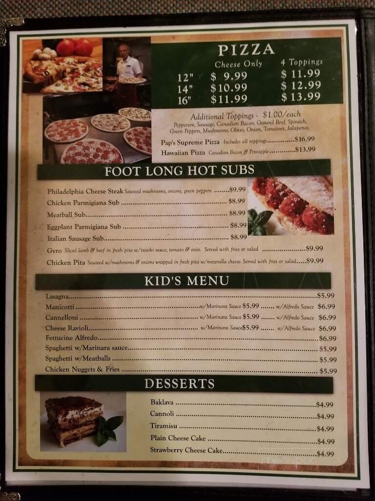 Los Potros 2 - Sullivan, IL menu_pic