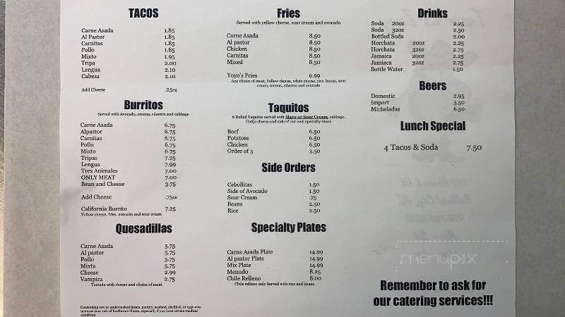 Tacos El Zamy - Bullhead City, AZ