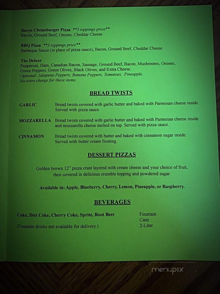 Ninos Pizza - Gobles, MI menu_pic