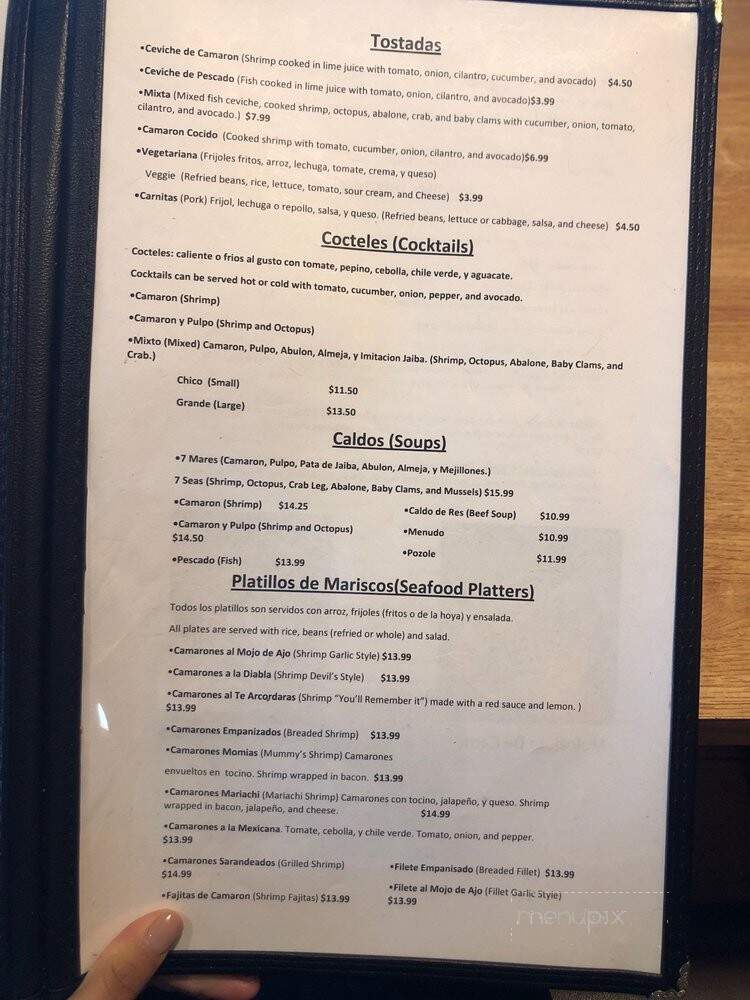 Taqueria Y Mariscos Chapala - Gilroy, CA menu_pic
