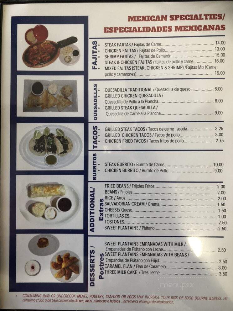 El Calero Restaurant - Oakland Park, FL menu_pic