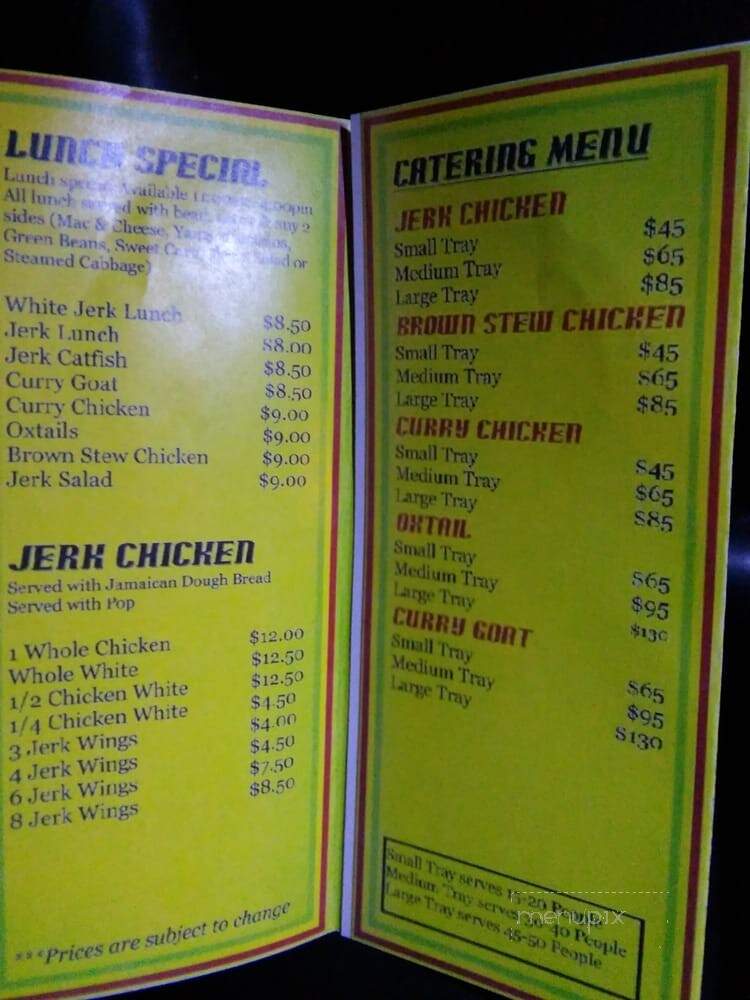 Just Jerk Cafe - Chicago, IL menu_pic