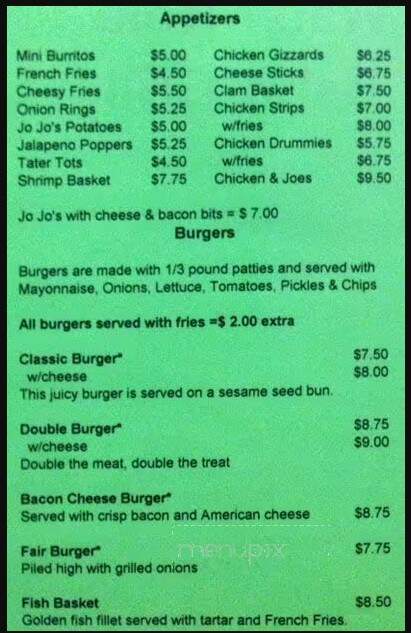 Water Hole Pub - Sumner, WA menu_pic