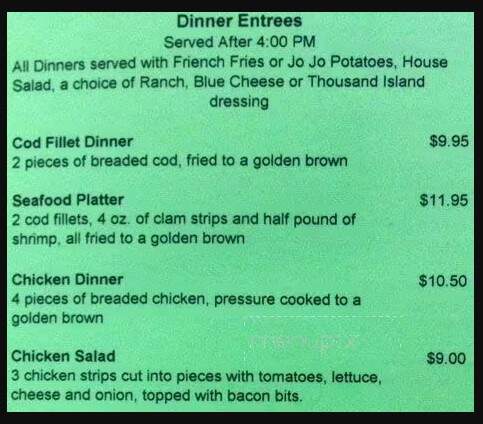 Water Hole Pub - Sumner, WA menu_pic