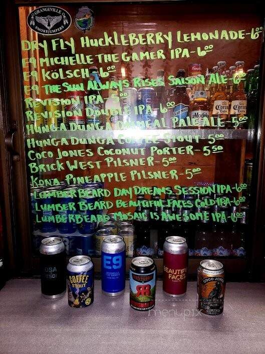 Establishment - Grangeville, ID menu_pic