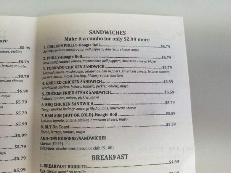 Burger Land - Garland, TX menu_pic