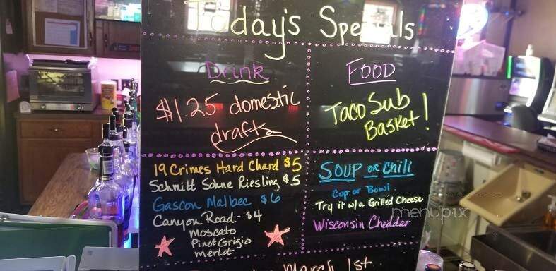 DaT Bar At The End Row - Lexington, IL menu_pic